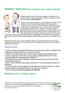DĖMESIO TĖVELIAI